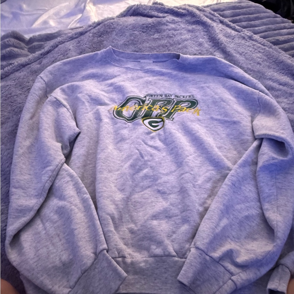 Gray Green Bay Packers Sweater